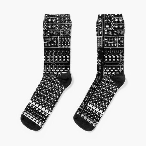 Chaussettes Taille Unique Producteur De Musique Ingénieur Audio Recording Studio Dj Sound Guy Nouveauté Fantaisie Motif Fou Équipage Décontracté Pour Hommes Femmes