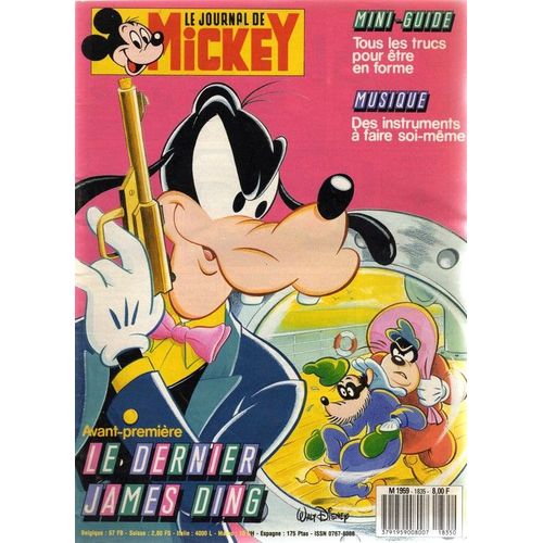 Le Journal De Mickey  N° 1835 : Le Dernier James Ding