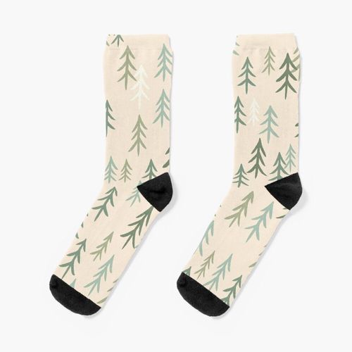 Chaussettes Taille Unique Arbre Nouveauté Fantaisie Motif Fou Équipage Décontracté Pour Hommes Femmes