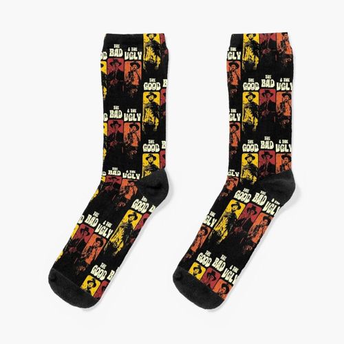 Chaussettes Taille Unique Le Bien, Le Mauvais, Le Laid Nouveauté Fantaisie Motif Fou Équipage Décontracté Pour Hommes Femmes