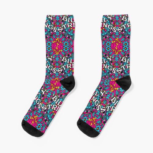Chaussettes Taille Unique Billy Strings Nouveauté Fantaisie Motif Fou Équipage Décontracté Pour Hommes Femmes