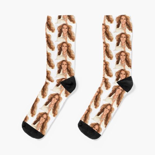 Chaussettes Taille Unique Rambutrerai Céline Dion · Dates De Tournée 2019 Nouveauté Fantaisie Motif Fou Équipage Décontracté Pour Hommes Femmes