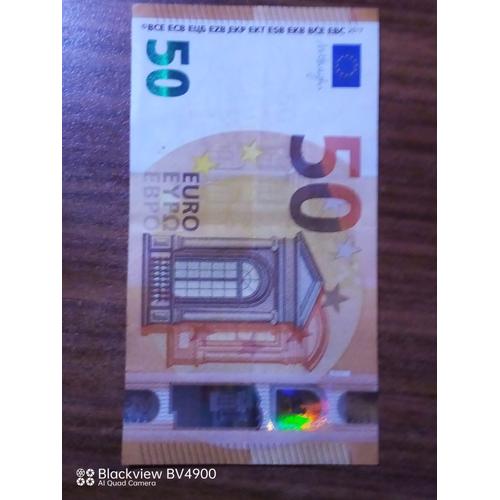 Billet 50 € Palindrome 5 Chiffres Identiques