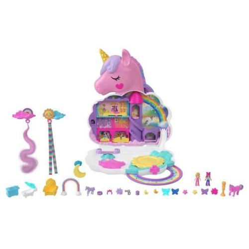 Polly Pocket - Salon Licorne Arc En Ciel - Mini-Univers - 4 Ans Et +