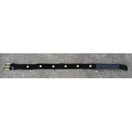 Ceinture Large Cuir Velours Noir Louis Feraud
