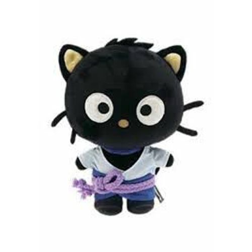 Peluche - Naruto/Hello Kitty - Sasuke/Chocolat 20 Cm