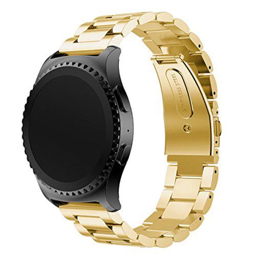 Bracelet En Acier Stainless Lux + Outil Pour Samsung Gear 2 (Sm-R380) - Or