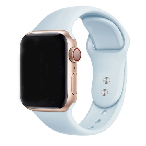 Bracelet Silicone Souple Pour Apple Watch Series 4 - 40mm - Bleu Clair