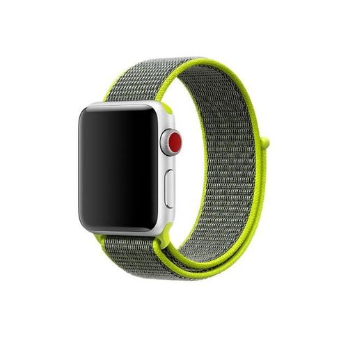 Bracelet Nylon Doux Pour Apple Watch Series 6 - 40mm - Vert Fluorescent