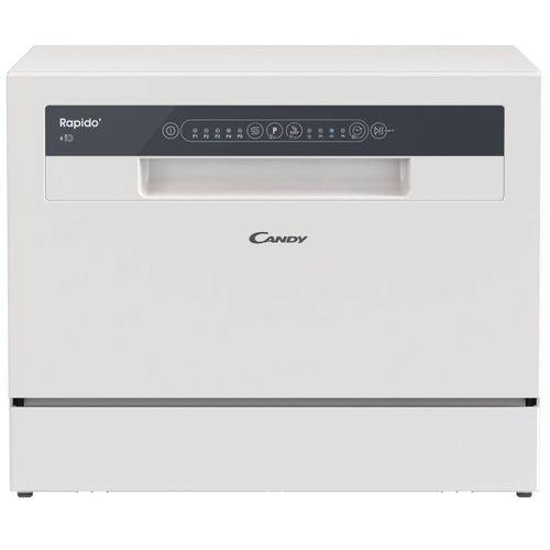 Candy RapidÓ CP 6E51LW - Lave vaisselle Blanc - Pose libre - largeur : 55