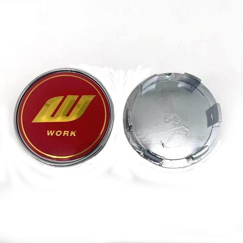 Capuchons De Voiture En Aluminium, Marqueur Oz Advan Rays Ay Vossen Markedwheel Cover, 54mm, 4 Pièces Par Lot