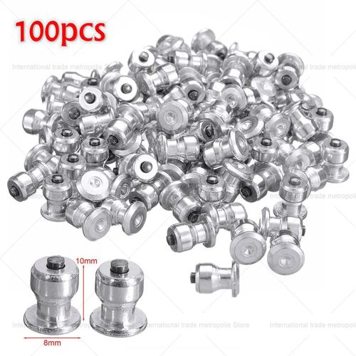 1 Pcs - Cosses De Roue De Voiture Anti-Ald Pour Pneus, Clous D'opathie De Voiture, Vis, Pointes De Neige, Accessoires, Hiver, 100 Pièces