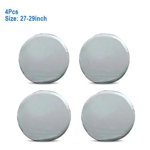 4 Pièces - Juste De Protection De Roue Pour Remorque, Capot D'ombrage De Protection Uv Étanche, Montres Hurhome, Camping-Car, Tourisme