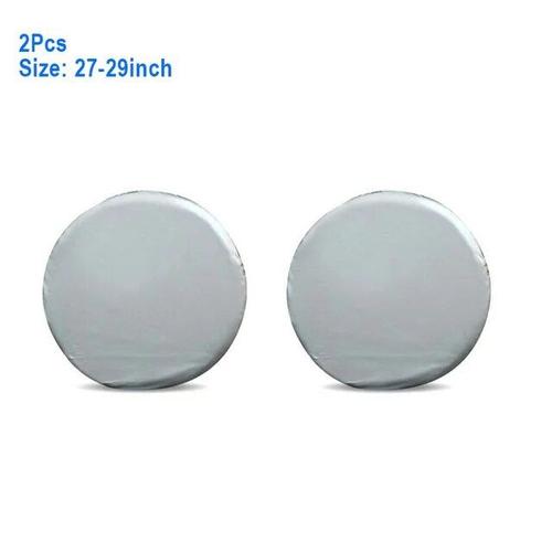 2pcs - Juste De Protection De Roue Pour Remorque, Capot D'ombrage De Protection Uv Étanche, Montres Hurhome, Camping-Car, Tourisme