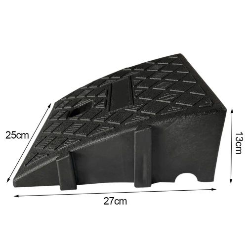 Noir C - Rampes De Bordure Légères Et Portables, Rampe De Seuil En Plastique, Coussin En Polymères, Remorque De Voiture, Camion, Vélo, Moto, Fauteuil Roulant