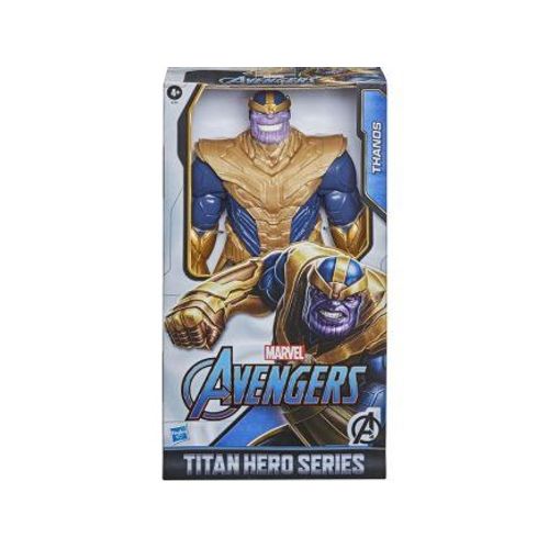 Figurine Deluxe Thanos 30 Cm - Avengers - Super Heros Serie - Personnage 30cm Articulé Marvel - Set Jouet Dc + 1 Carte Tigre