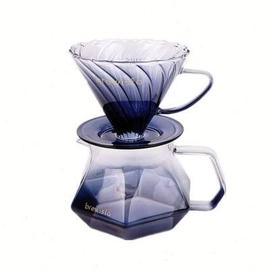 Cafetière électrique 2 Tasses Duo 2 x 0.25l Filtre permanent lavable 450W  noir