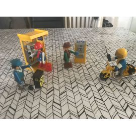 Playmobil Vintage Poste Facteur Cabine Téléphonique Moto Client Set 3231 De 1979