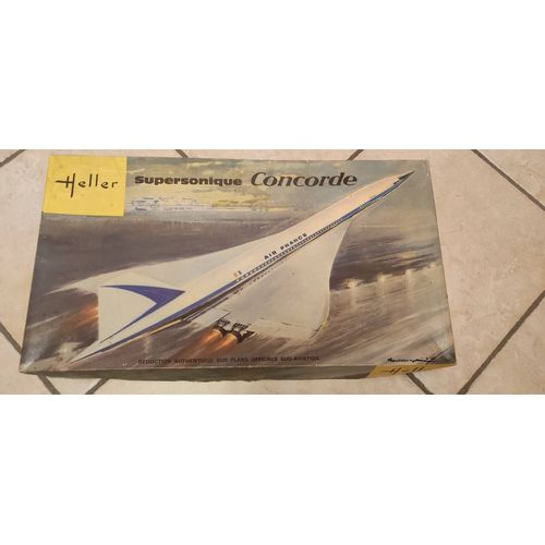 Maquette Vintage Heller Concorde-Heller