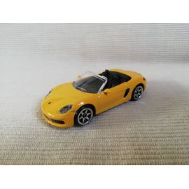 Voiture Porsche 718 Boxster Jaune N° 2 1/64-Majorette