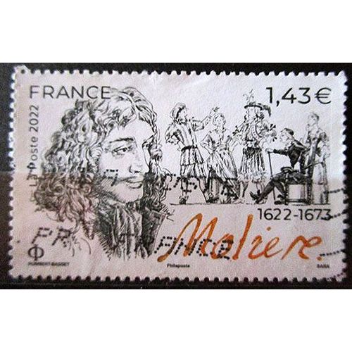 2022. F5546: 400ème Anniversaire De La Naissance De Molière.
