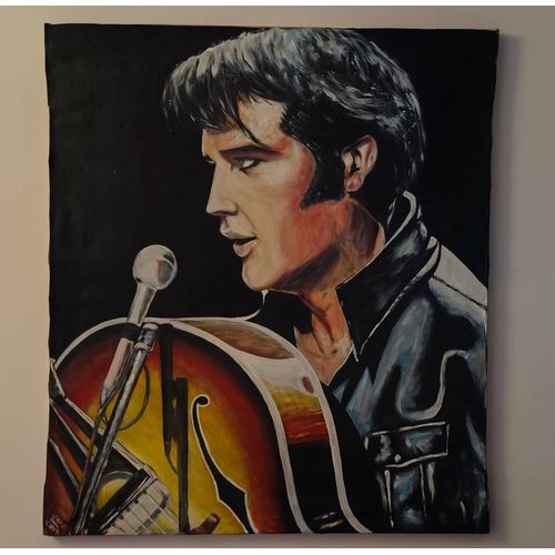 Peinture Elvis Presley