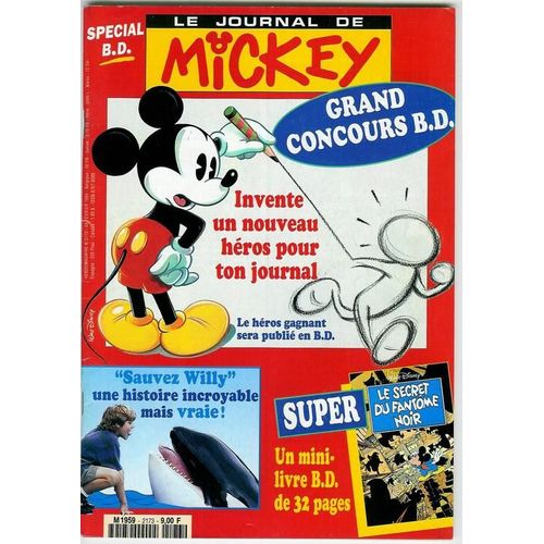 Le Journal De Mickey N° 2173 : "Sauvez Willy"