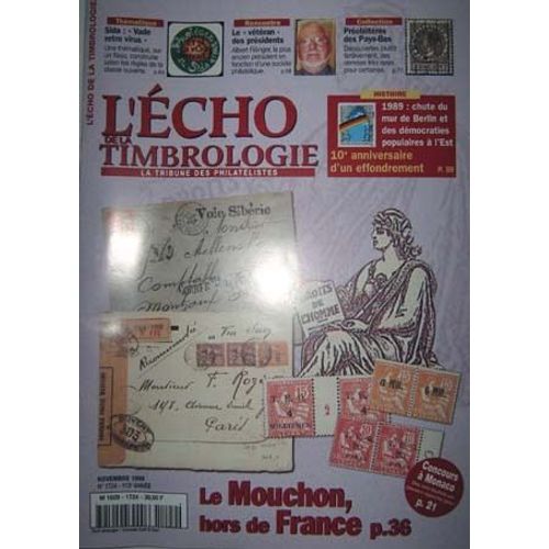 L'écho De La Timbrologie N° 1724 : Le Mouchon, Hors De France