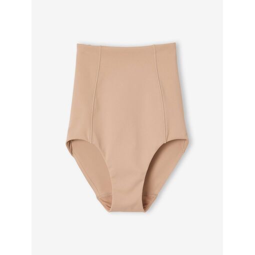 Culotte gainante post-maternit&eacute; taille haute sans coutures beige