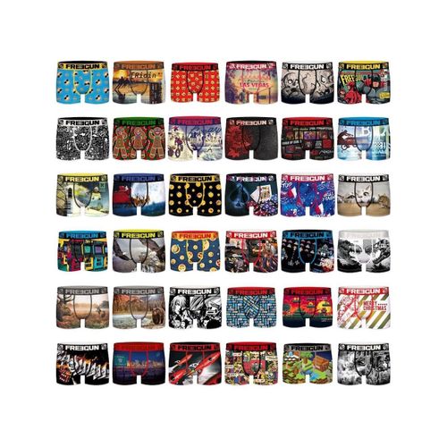 Pack Surprise De 12 Boxers Microfibre Multi-Couleurs