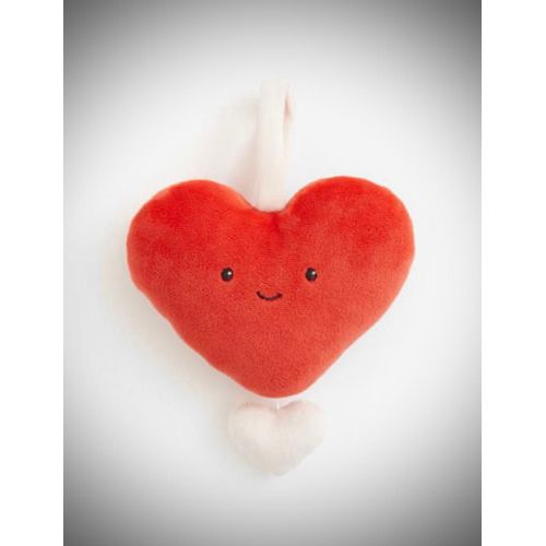 Doudou Peluche C?Ur Rouge Musical H&m Jouet Bébé Naissance Soft Toy Baby Red Heart Music New Born