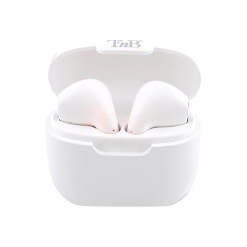 T'nB FEAT 3 - Écouteurs sans fil avec micro - intra-auriculaire - Bluetooth - blanc