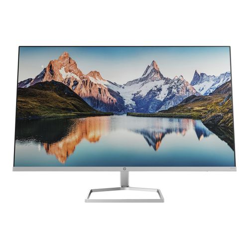 HP M32f - M-Series - écran LED - 32" (31.5" visualisable) - 1920 x 1080 Full HD (1080p) @ 75 Hz - VA - 300 cd/m² - 1000:1 - 7 ms - 2xHDMI, VGA - argent (support), tête noire