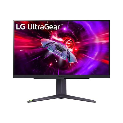 LG UltraGear 27GR75Q-B - GR75Q Series - écran LED - 27" - 2560 x 1440 QHD @ 165 Hz - IPS - 300 cd/m² - 1000:1 - HDR10 - 1 ms - 2xHDMI, DisplayPort - noir, violet