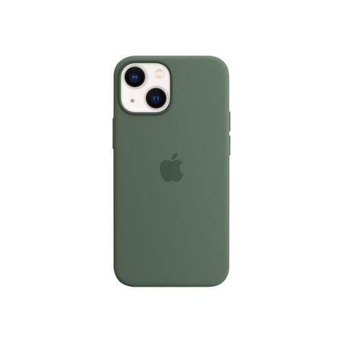 Apple - Coque De Protection Pour Téléphone Portable - Avec Magsafe - Compatibilité Avec Magsafe - Silicone - Eucalyptus - Pour Iphone 13 Mini