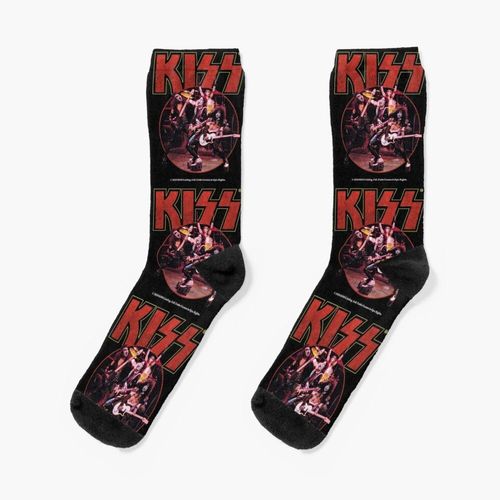 Chaussettes Taille Unique Baiser Nouveauté Fantaisie Motif Fou Équipage Décontracté Pour Hommes Femmes