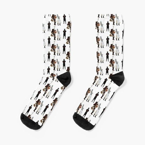 Chaussettes Taille Unique Monty Python Nouveauté Fantaisie Motif Fou Équipage Décontracté Pour Hommes Femmes