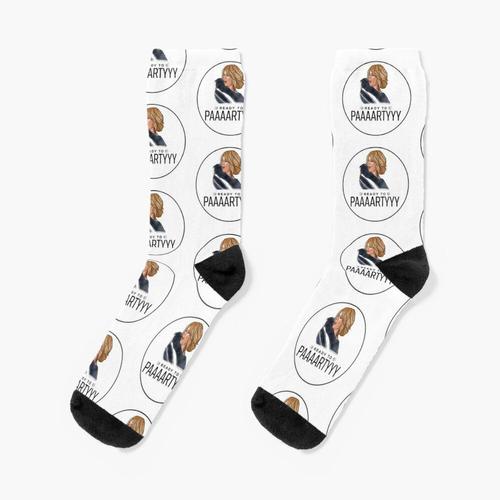 Chaussettes Taille Unique Film De Demoiselles D'honneur Je Suis Prêt À Faire La Fête Nouveauté Fantaisie Motif Fou Équipage Décontracté Pour Hommes Femmes