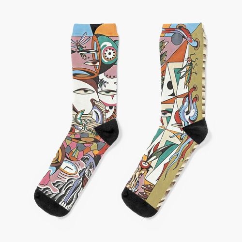 Chaussettes Taille Unique Maison De Billy Strings Nouveauté Fantaisie Motif Fou Équipage Décontracté Pour Hommes Femmes