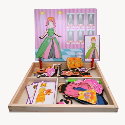 Magnetibook Robes De Princesses - Puzzle Magnétique