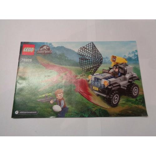 Lego Jurassic World Pteranodon Chase Notice / Instruction (75954)