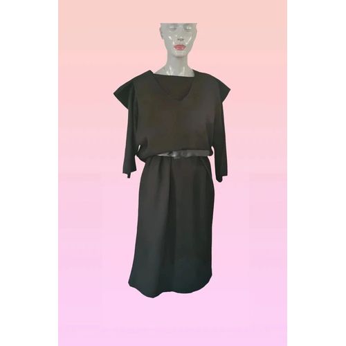 Robe Vintage Chic Marquevintage Chic Taillem / 38 / 10 Étattrès Bon État Matièrelaine Couleurvert Foncé