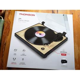 Platine tourne-disques - THOMSON TT300 - Tête de lecture Audio-Technica  AT3600L - Bois et noir