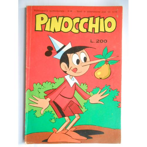 Pinocchio N°14 - Ed. Graphiche Metro - Septembre 1974