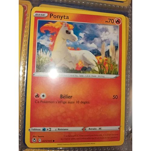 Commune - Pokemon - Tempête Argentée - Ponyta 21/195