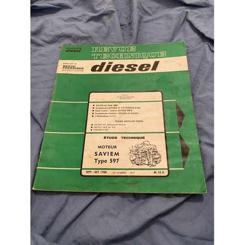 Rta Diesel Moteur Saviem  Type 597 