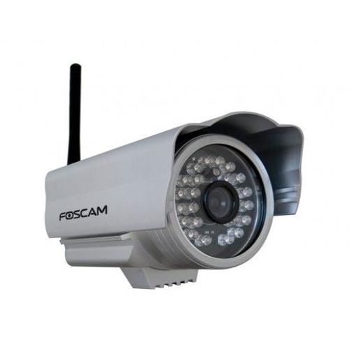 Foscam FI8904W Camera extérieure étanche IP / Wi-Fi fixe HD infrarouge argenté