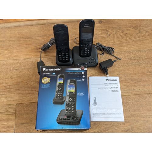 téléphone DECT Panasonic duo