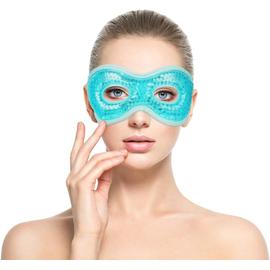 Gel Masque pour les yeux Perles réutilisables pour la thérapie par le froid  chaud Apaisant Masque oculaire relaxant