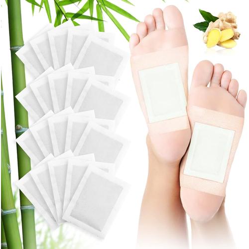 D¿¿Tox Pour Les Pieds, 20pcs Deep Cleansing Patch Pieds, Foot Patches Detox Aux Herbes Naturelles, Favorise La Circulation Sanguine, Soulage Le Stress Du Corps, Am¿¿Liorez La Qualit¿¿ Du Sommeil